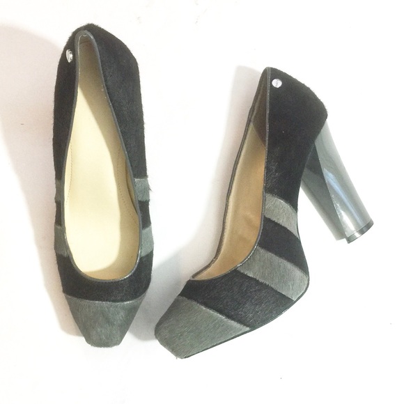 Calvin Klein Shoes - Calvin Klein | Gabbey Calf Hair Colorblock Heel